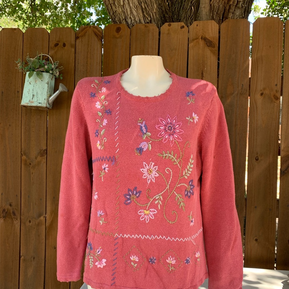 Vintage 90s Salon Studio by Haband sweater size Large.